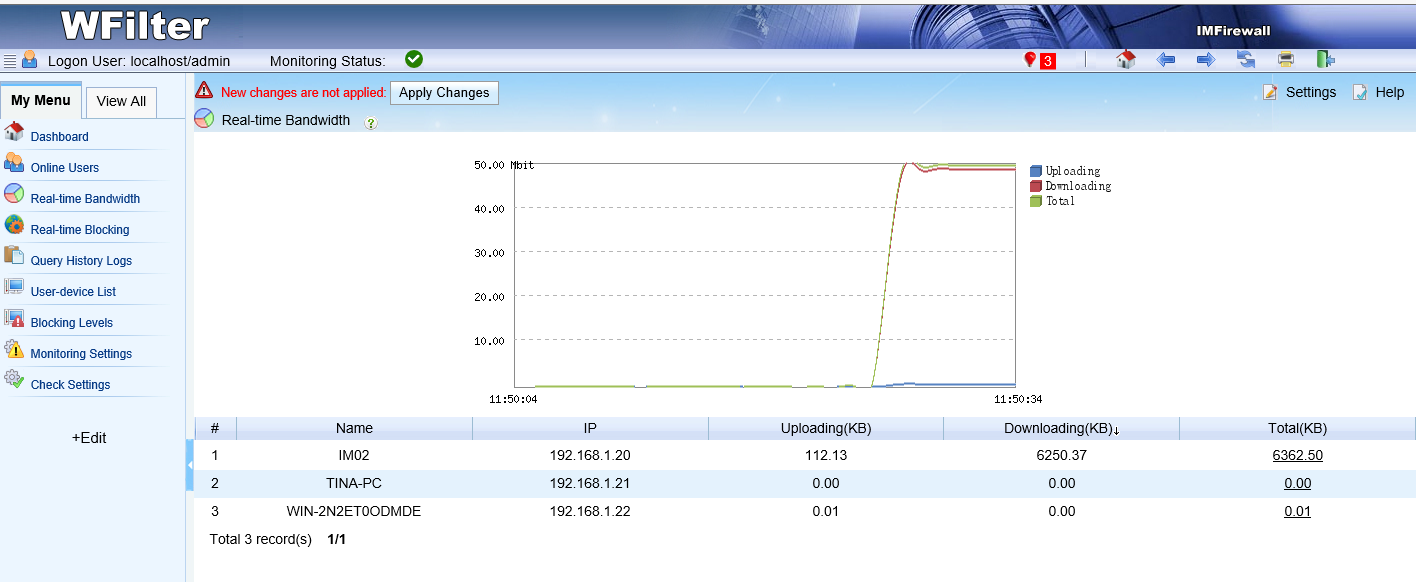 monitor bandwidth netflow